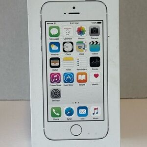 Original Apple Iphone 5s Empty Box Only White 16gb